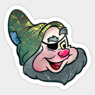 Pirate Dwarf Sticker